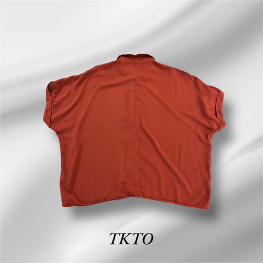 FOREVER 21 Men’s Bagged Button-Down Shirt